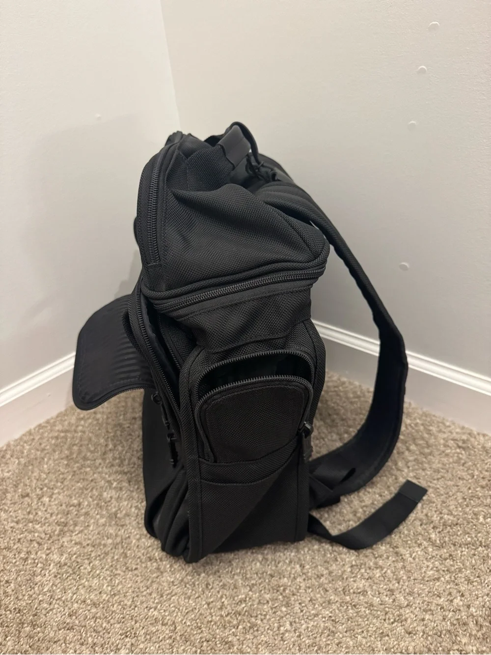 New TUMI 2640D4 Ballistic Nylon Briefpack Backpack Black